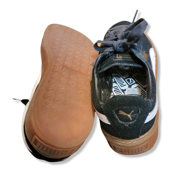 Black Puma Shoes Women's Size 7 | Black Pumas Size 7 - Picture 2 of 3